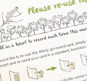 merrygoround cards are reusable